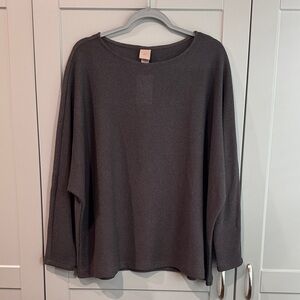 H&M Gray Crew Neck Sweater